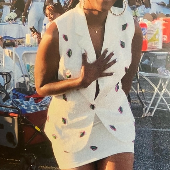 Other - L’ATISTE | 2-Piece Bejeweled Skirt Set